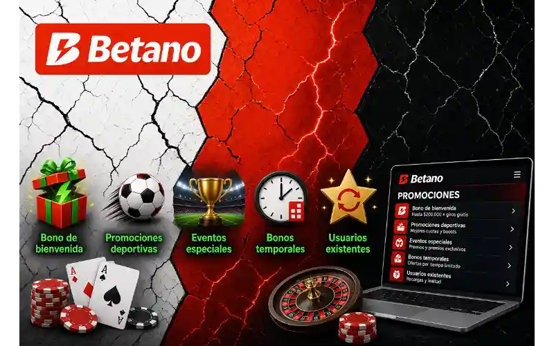 Tipos de bonos de Betano para jugadores argentinos
