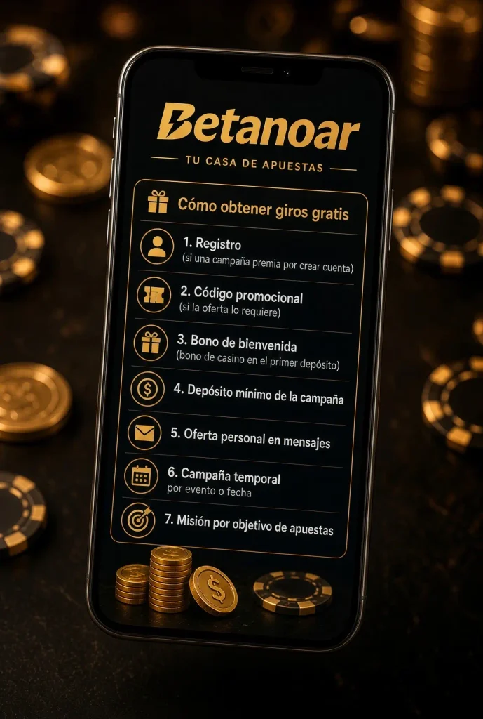 Teléfono con formas de obtener giros gratis